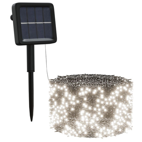 5 st Lichtslinger met 200 LED's solar binnen/buiten koudwit - AllerleiShop