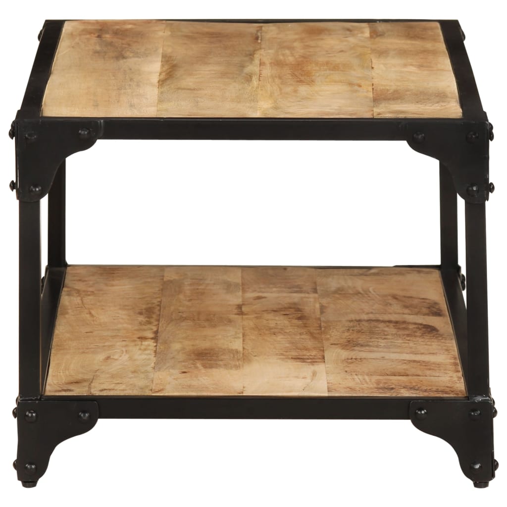 Salontafel 90x45x35 cm massief ruw mangohout - AllerleiShop