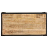 Salontafel 90x45x35 cm massief ruw mangohout - AllerleiShop