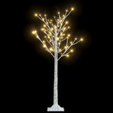 Kerstboom wilg met 120 warmwitte LED's binnen en buiten 1,2 m - AllerleiShop