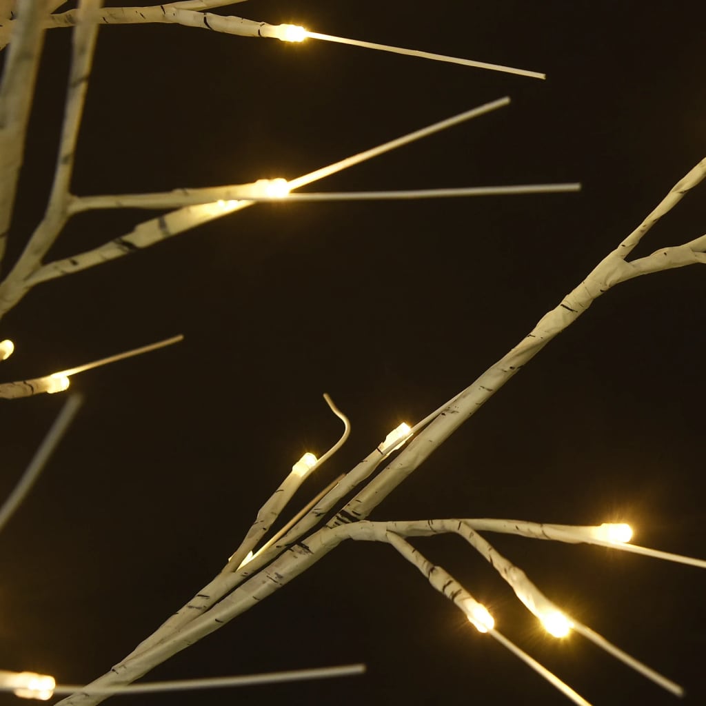 Kerstboom wilg met 140 warmwitte LED's binnen en buiten 1,5 m - AllerleiShop