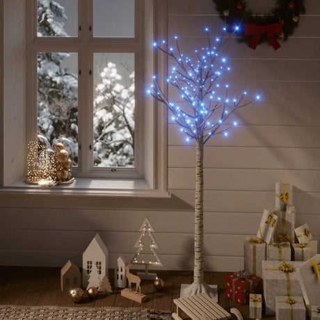 Kerstboom wilg met 140 blauwe LED's binnen en buiten 1,5 m - AllerleiShop