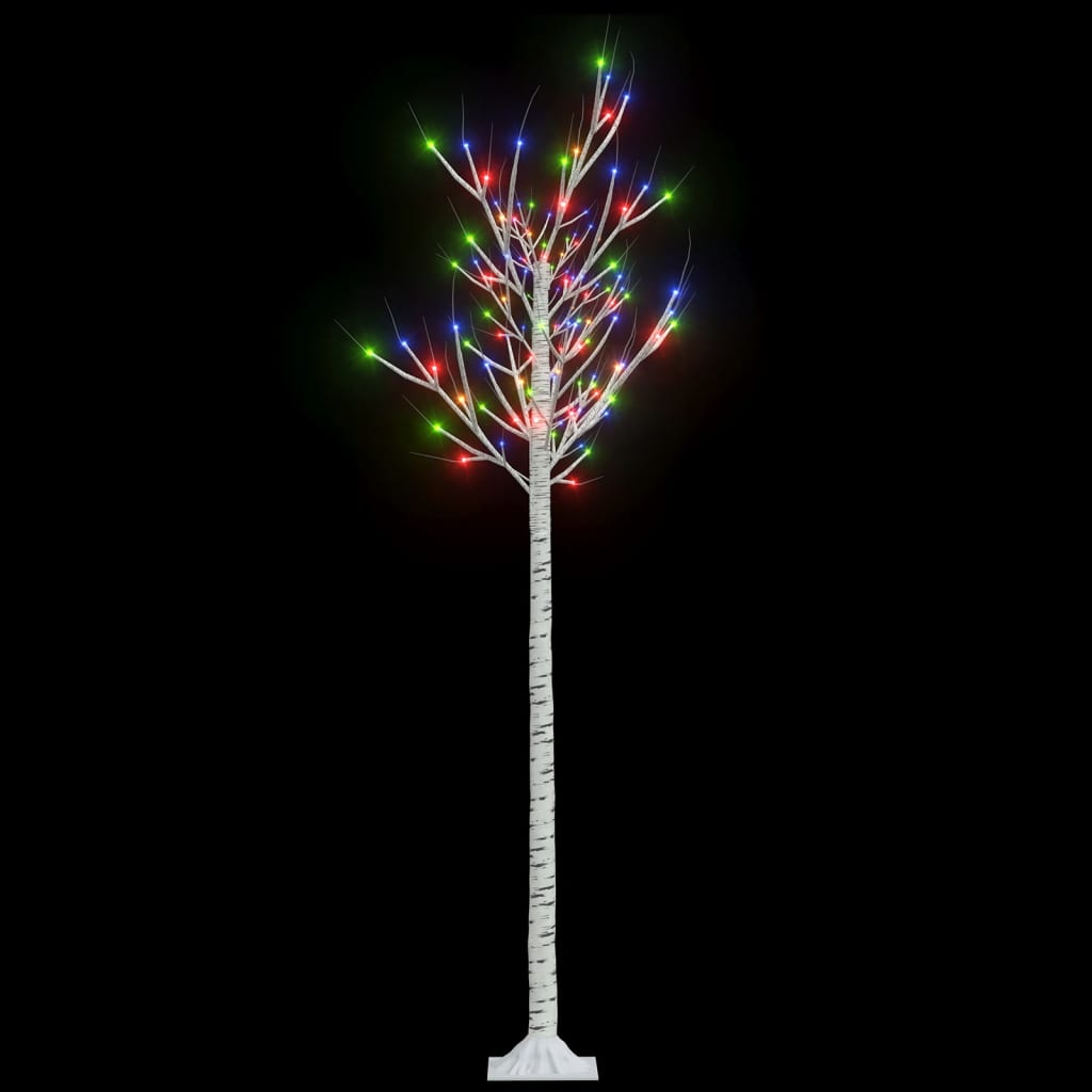 Kerstboom wilg 180 meerkleurige LED's binnen en buiten 1,8 m - AllerleiShop