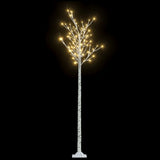 Kerstboom wilg met 200 warmwitte LED's binnen en buiten 2,2 m - AllerleiShop