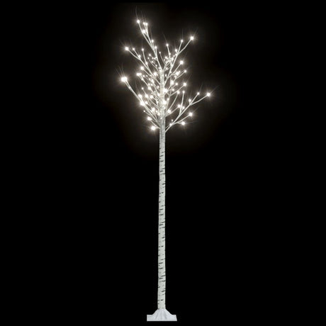 Kerstboom wilg met 200 koudwitte LED's binnen en buiten 2,2 m - AllerleiShop