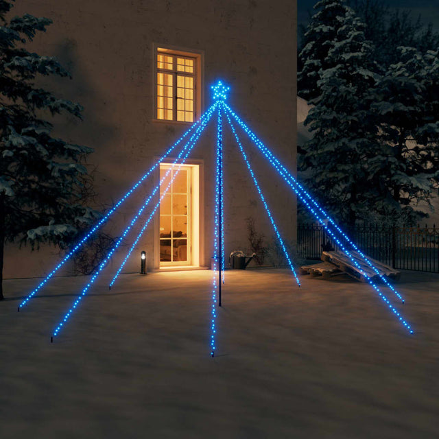 Kerstboomverlichting met 576 LED's binnen en buiten 3,6 m blauw - AllerleiShop