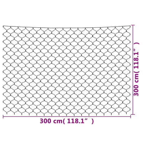 Kerstnetverlichting 306 LED's binnen en buiten 3x3 m warmwit - AllerleiShop