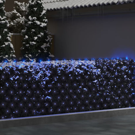 Kerstnetverlichting 544 LED's binnen en buiten 4x4 m blauw - AllerleiShop