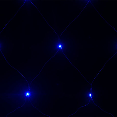 Kerstnetverlichting 544 LED's binnen en buiten 4x4 m blauw - AllerleiShop