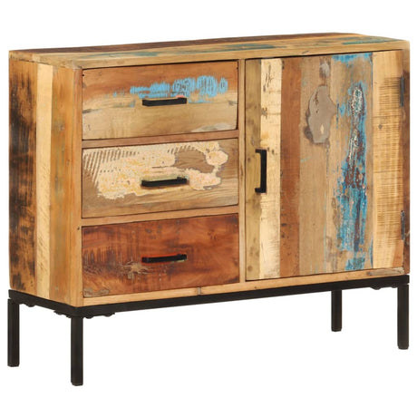 Dressoir 88x30x73 cm massief gerecycled hout - AllerleiShop