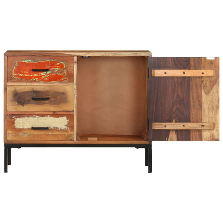 Dressoir 88x30x73 cm massief gerecycled hout - AllerleiShop