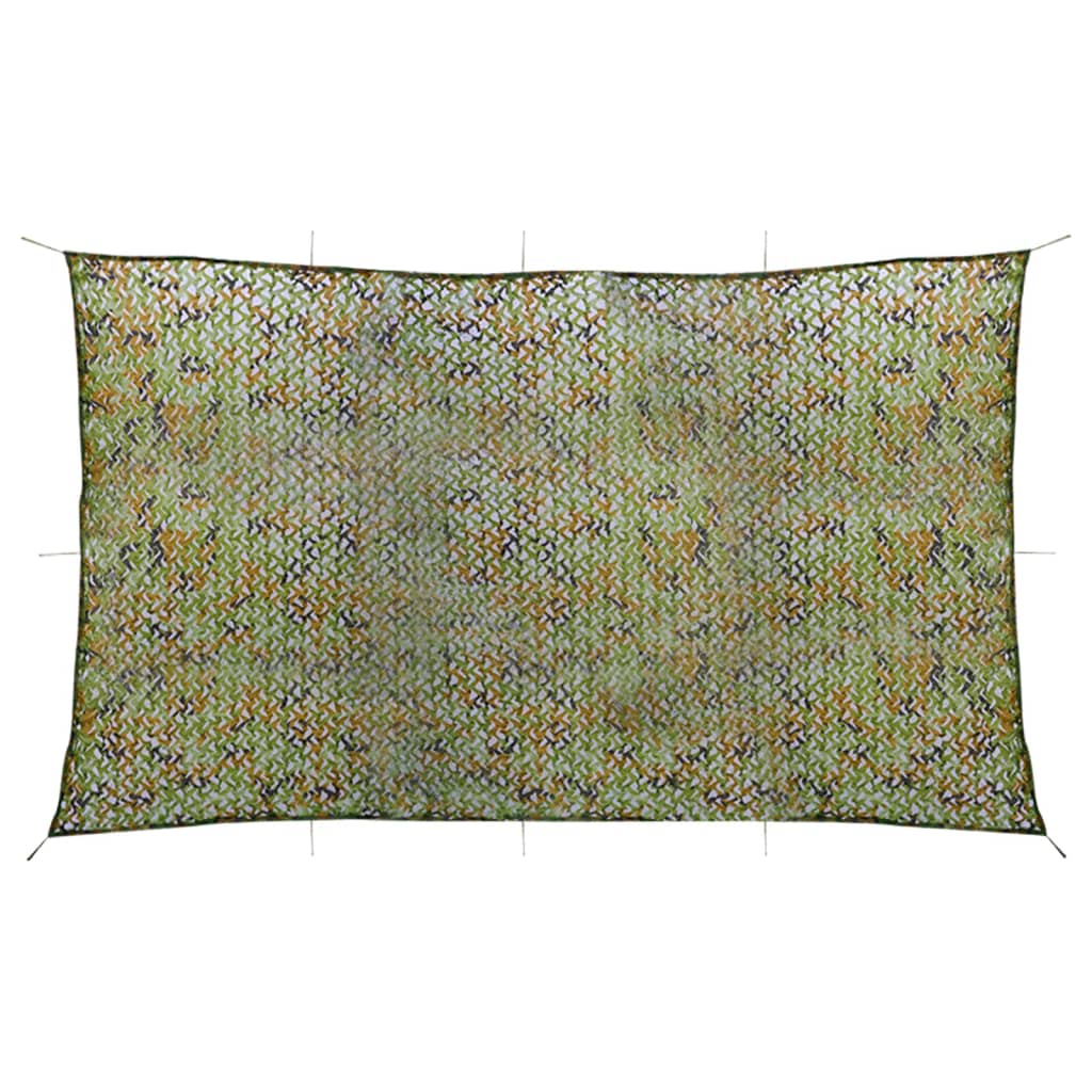 Camouflagenet met opbergtas 2x5 m groen