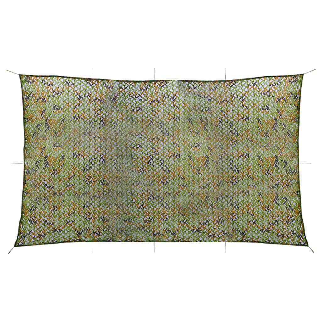 Camouflagenet met opbergtas 2x7 m groen