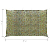 Camouflagenet met opbergtas 4x5 m groen