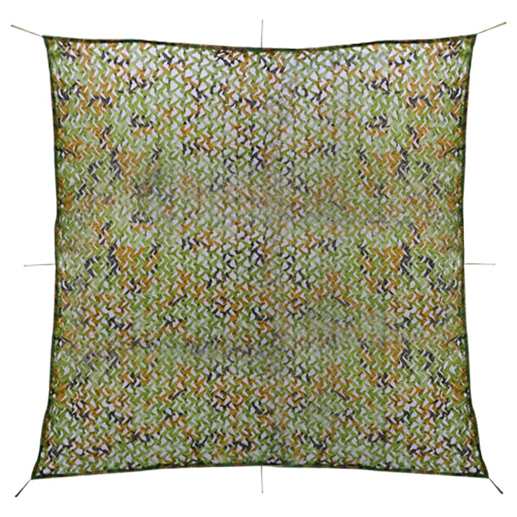 Camouflagenet met opbergtas 5x5 m groen
