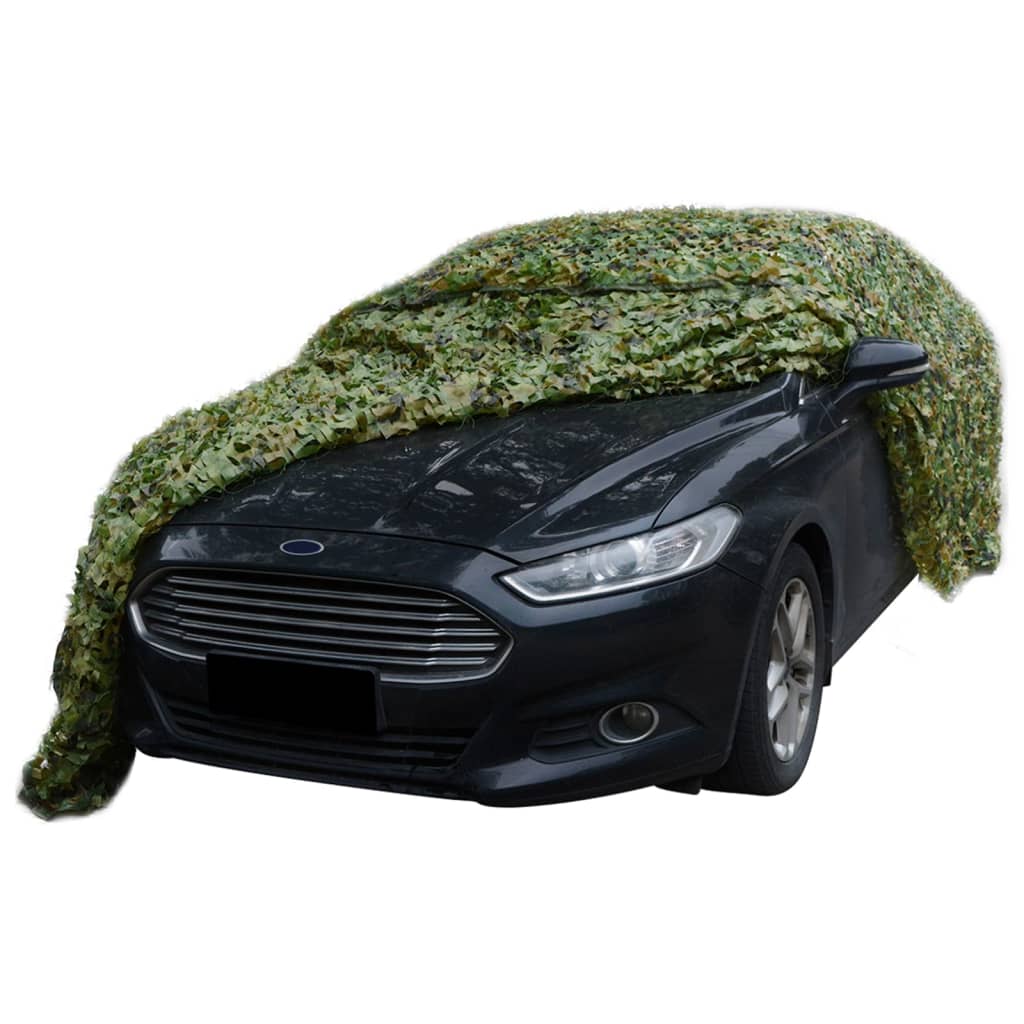 Camouflagenet met opbergtas 5x6 m groen