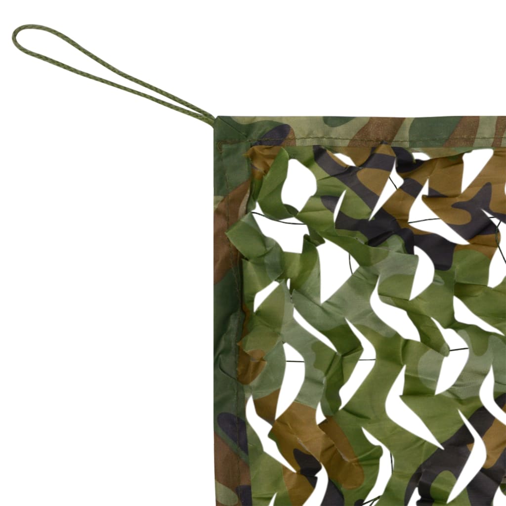 Camouflagenet met opbergtas 5x6 m groen