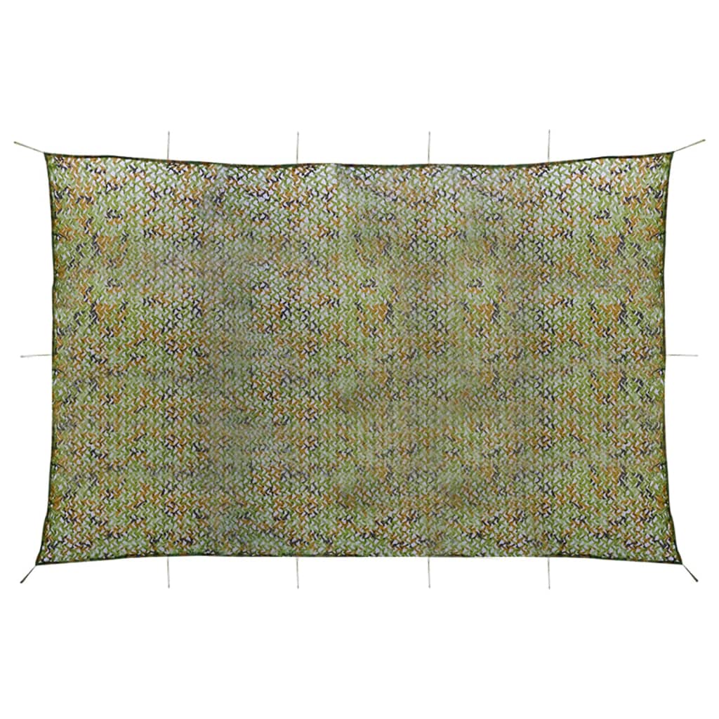 Camouflagenet met opbergtas 5x7 m groen