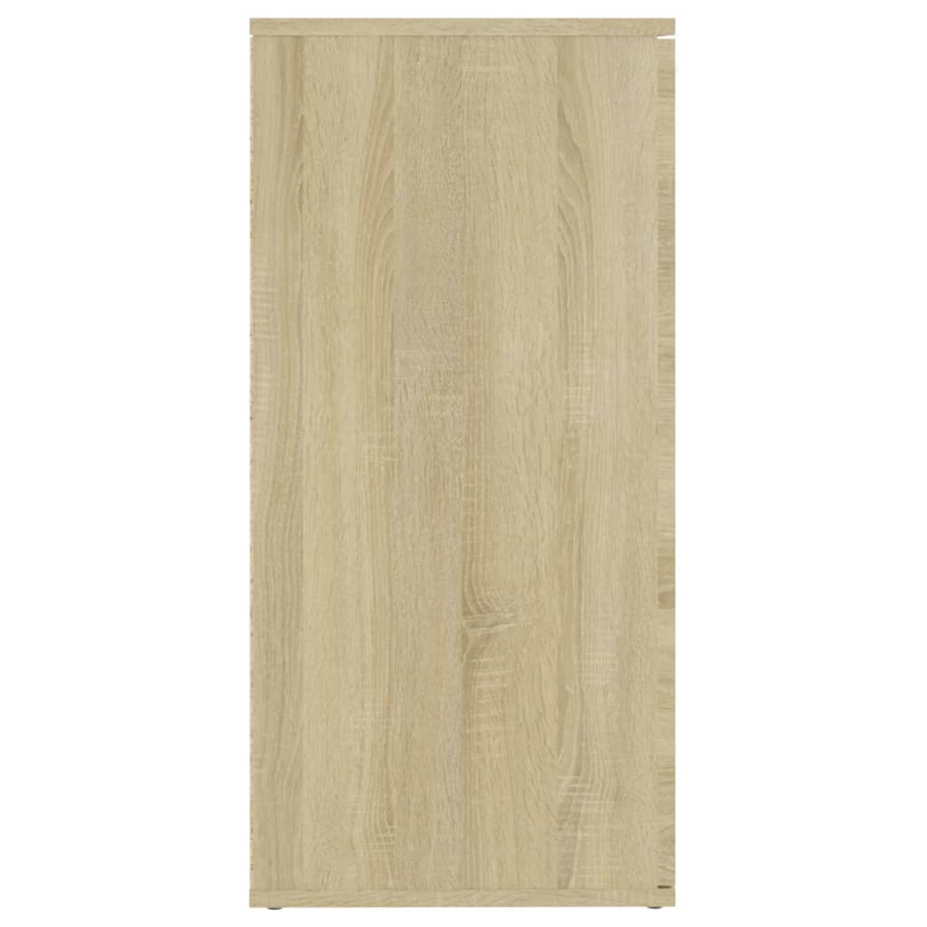 Dressoir 160x36x75 cm bewerkt hout sonoma eikenkleurig - AllerleiShop