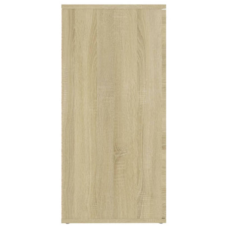 Dressoir 160x36x75 cm bewerkt hout sonoma eikenkleurig - AllerleiShop