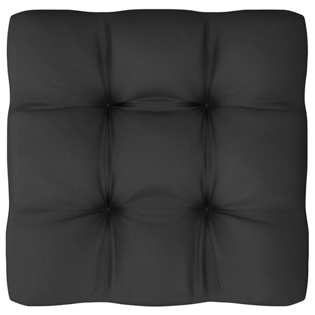 13-delige Loungeset met kussens massief grenenhout zwart - AllerleiShop