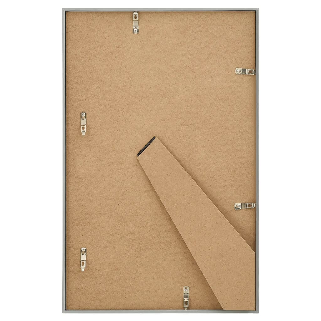 Fotolijsten 3 st voor tafel 10x15 cm MDF zilverkleurig - AllerleiShop