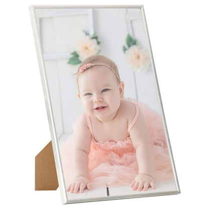 Fotolijsten 3 st voor wand of tafel 18x24 cm MDF zilverkleurig - AllerleiShop