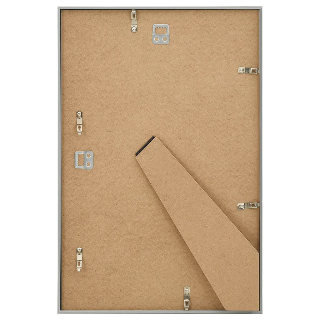 Fotolijsten 3 st voor wand of tafel 59,4x84 cm MDF zilverkleur - AllerleiShop