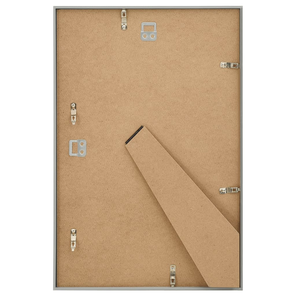 Fotolijsten 5 st voor wand of tafel 59,4x84 cm MDF zilverkleur - AllerleiShop