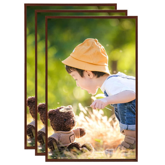 Fotolijsten 3 st voor tafel 13x18cm MDF bronskleurig - AllerleiShop