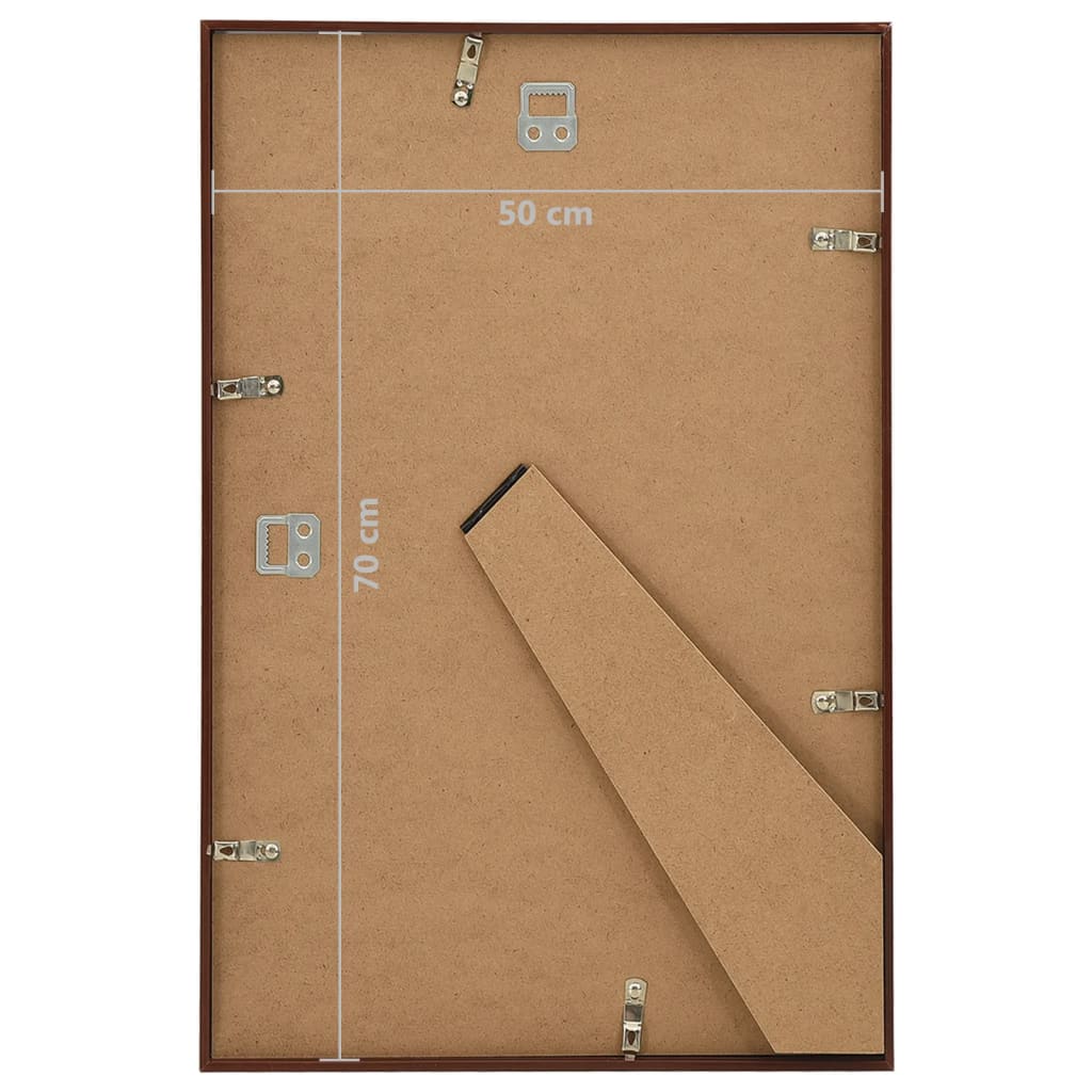 Fotolijsten 5 st voor wand of tafel 50x70 cm MDF bronskleurig - AllerleiShop