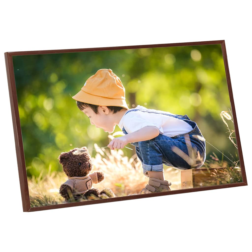 Fotolijsten 3 st voor wand of tafel 59,4x84 cm MDF bronskleurig - AllerleiShop