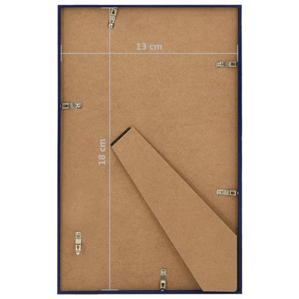 Fotolijsten 3 st voor tafel 13x18 cm MDF blauw - AllerleiShop