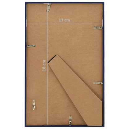 Fotolijsten 3 st voor tafel 13x18 cm MDF blauw - AllerleiShop