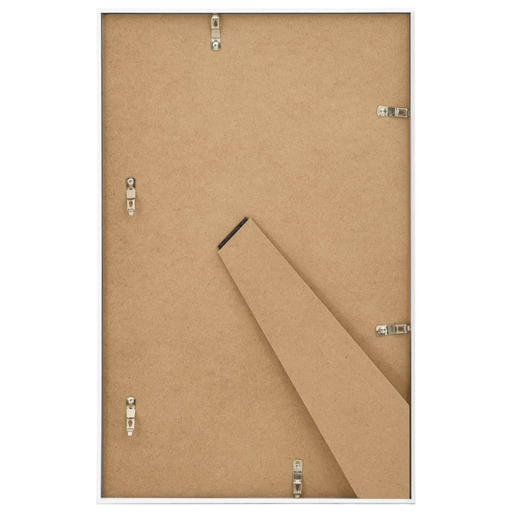 Fotolijsten 3 st voor tafel 10x15 cm MDF wit - AllerleiShop