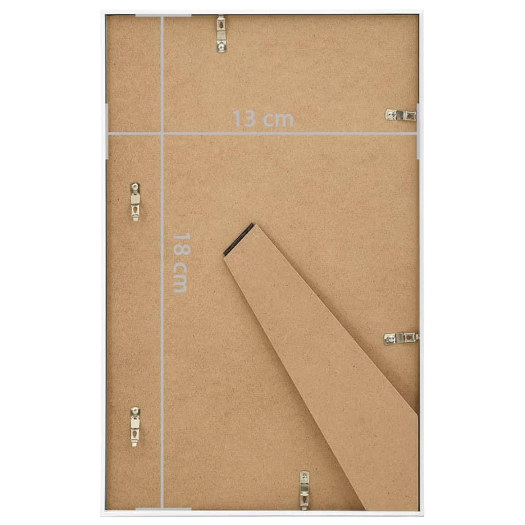 Fotolijsten 3 st voor tafel 13x18 cm MDF wit - AllerleiShop