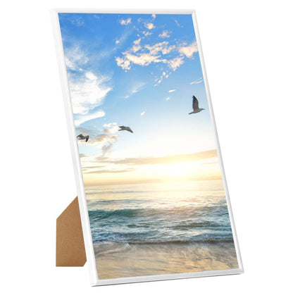 Fotolijsten 5 st voor wand of tafel 13x18 cm MDF wit - AllerleiShop