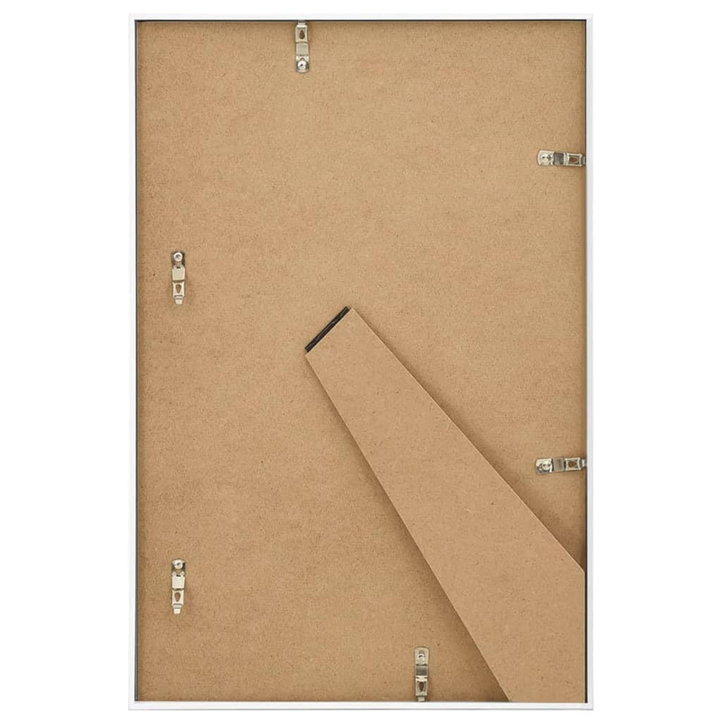 Fotolijsten 5 st voor tafel 21x29,7 cm MDF wit - AllerleiShop