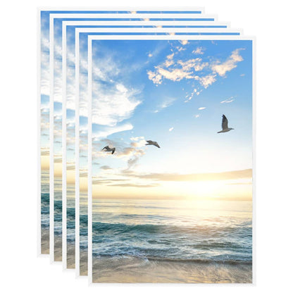 Fotolijsten 5 st voor wand 42x59,4cm MDF wit - AllerleiShop