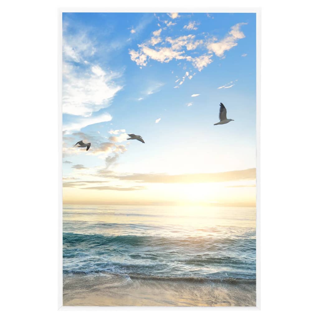 Fotolijsten 5 st voor wand 42x59,4cm MDF wit - AllerleiShop