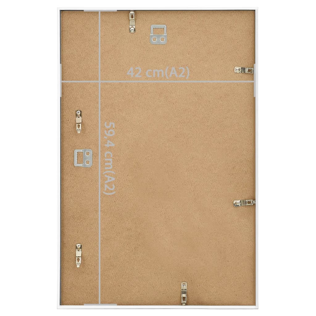 Fotolijsten 5 st voor wand 42x59,4cm MDF wit - AllerleiShop