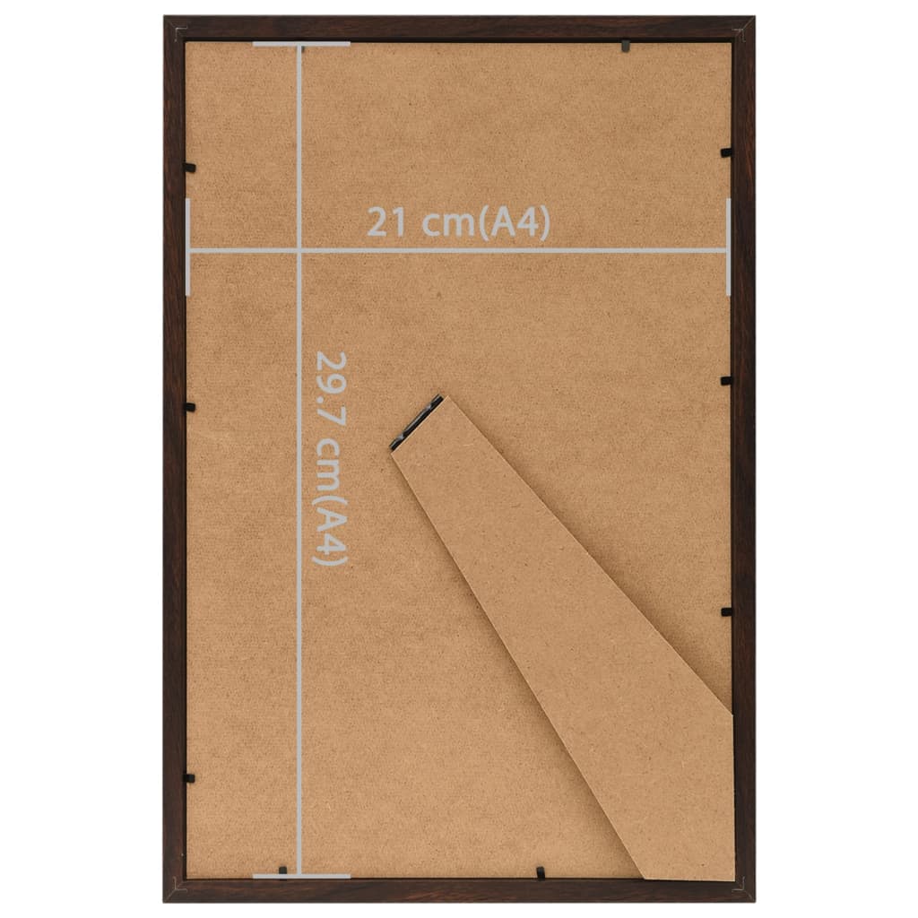 Fotolijsten 3 st voor tafel 21x29,7 cm MDF zwart - AllerleiShop