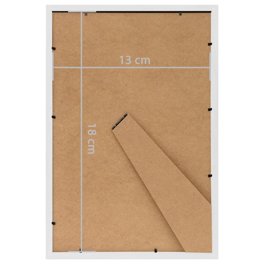 Fotolijsten 3 st voor tafel 13x18 cm MDF wit - AllerleiShop