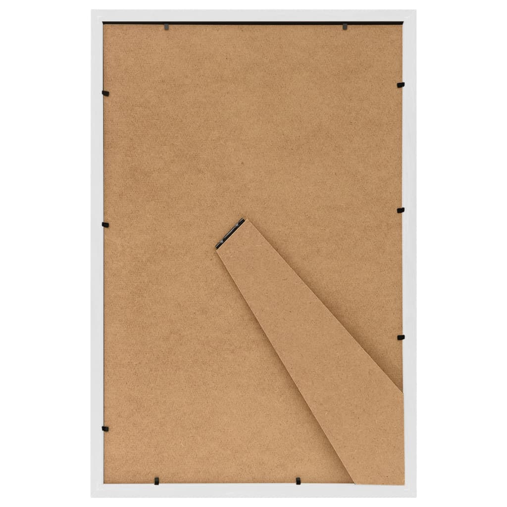 Fotolijsten 3 st voor tafel 21x29,7cm MDF wit - AllerleiShop