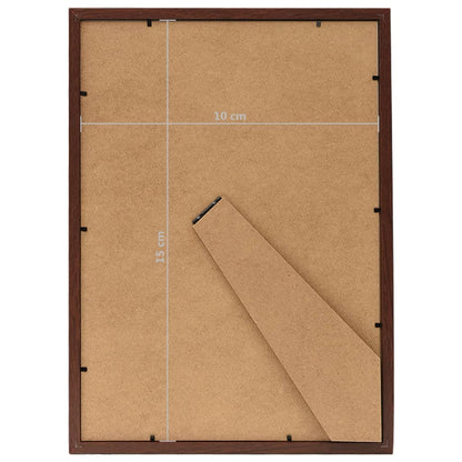 Fotolijsten 3 st voor tafel 10x15 cm MDF donkerrood - AllerleiShop