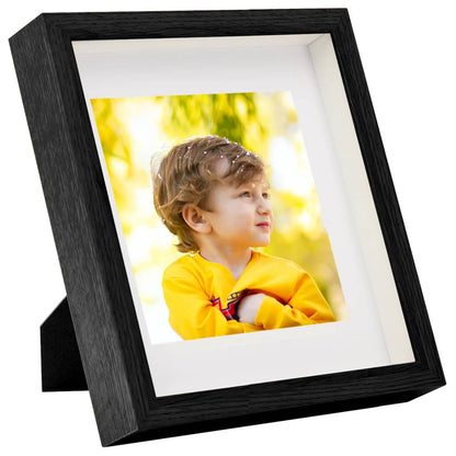 Fotolijsten 3 st voor 13x13 cm foto 3D 23x23 cm zwart - AllerleiShop