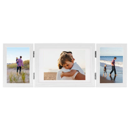 Fotolijst drieluik 22x15 cm+2x(10x15 cm) wit - AllerleiShop