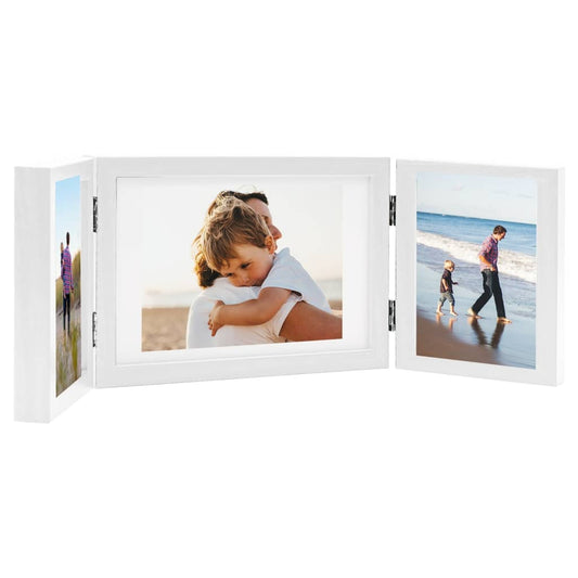 Fotolijst drieluik 28x18 cm+2x(13x18 cm) wit - AllerleiShop