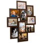 Fotolijst voor 10x(10x15 cm) foto MDF donkerbruin - AllerleiShop