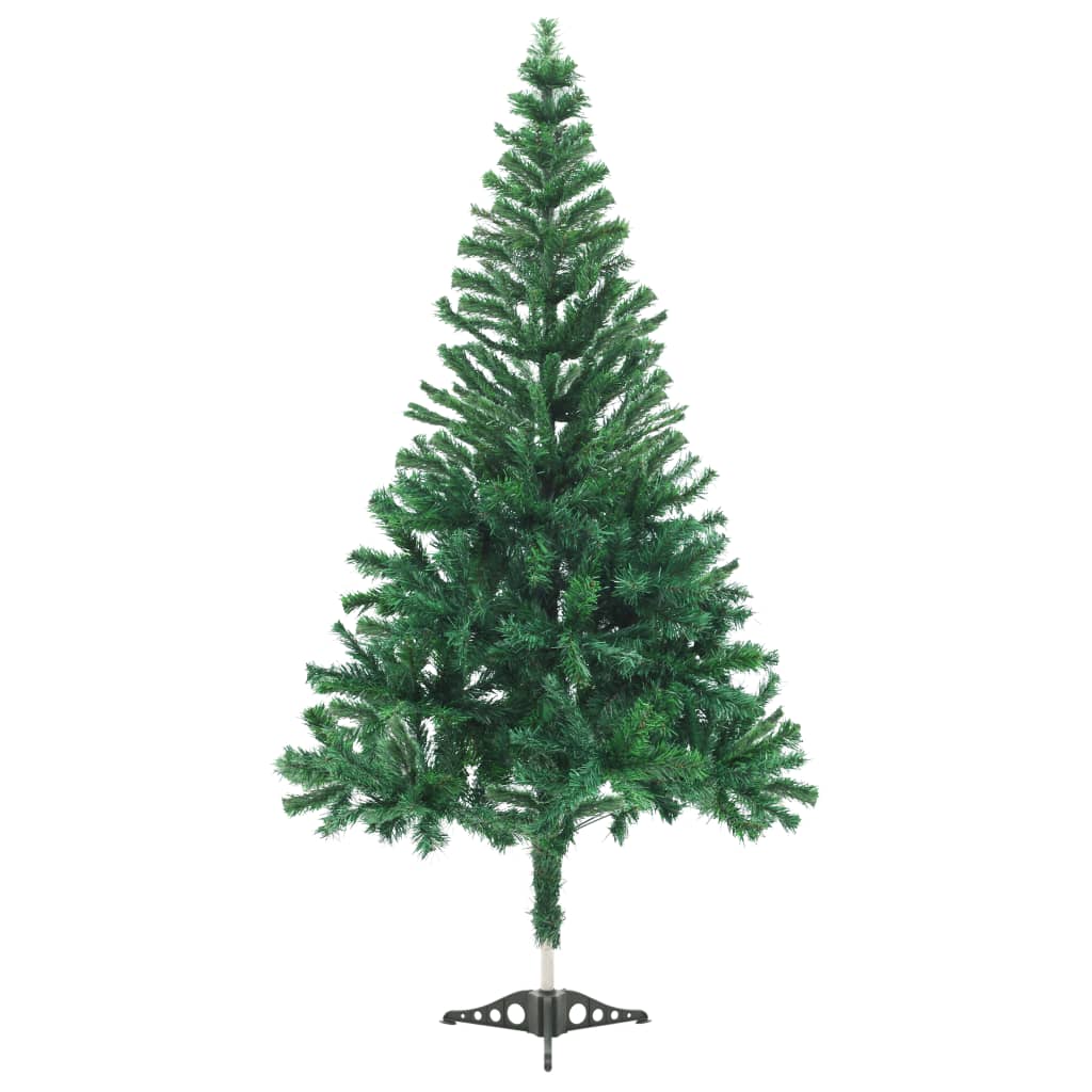 Kunstkerstboom met verlichting en kerstballen 546 takken 180 cm - AllerleiShop